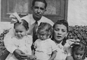 Gerardus Henry, Clara with Dorothy, Gerardus Johannes, Lucy - circa 1950.jpg