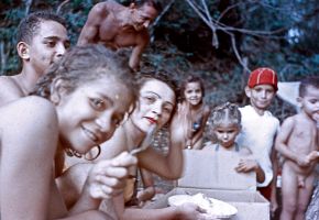 Lucy, Jacques, Clara, Elsbeth, Joyce, Gerardus, Freddy, & Senor Araujo circa 1956.jpg